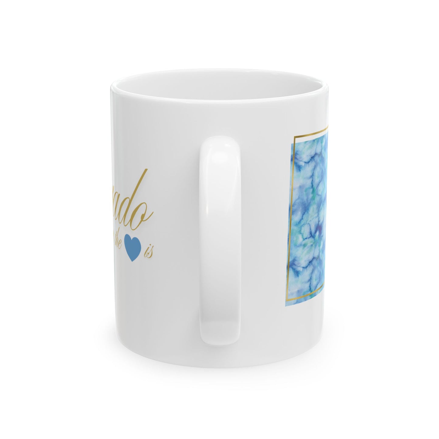 ☕ Home is Where the ❤️ Is – Colorado Mug – Mountain Views & Cozy Brews 🏔️