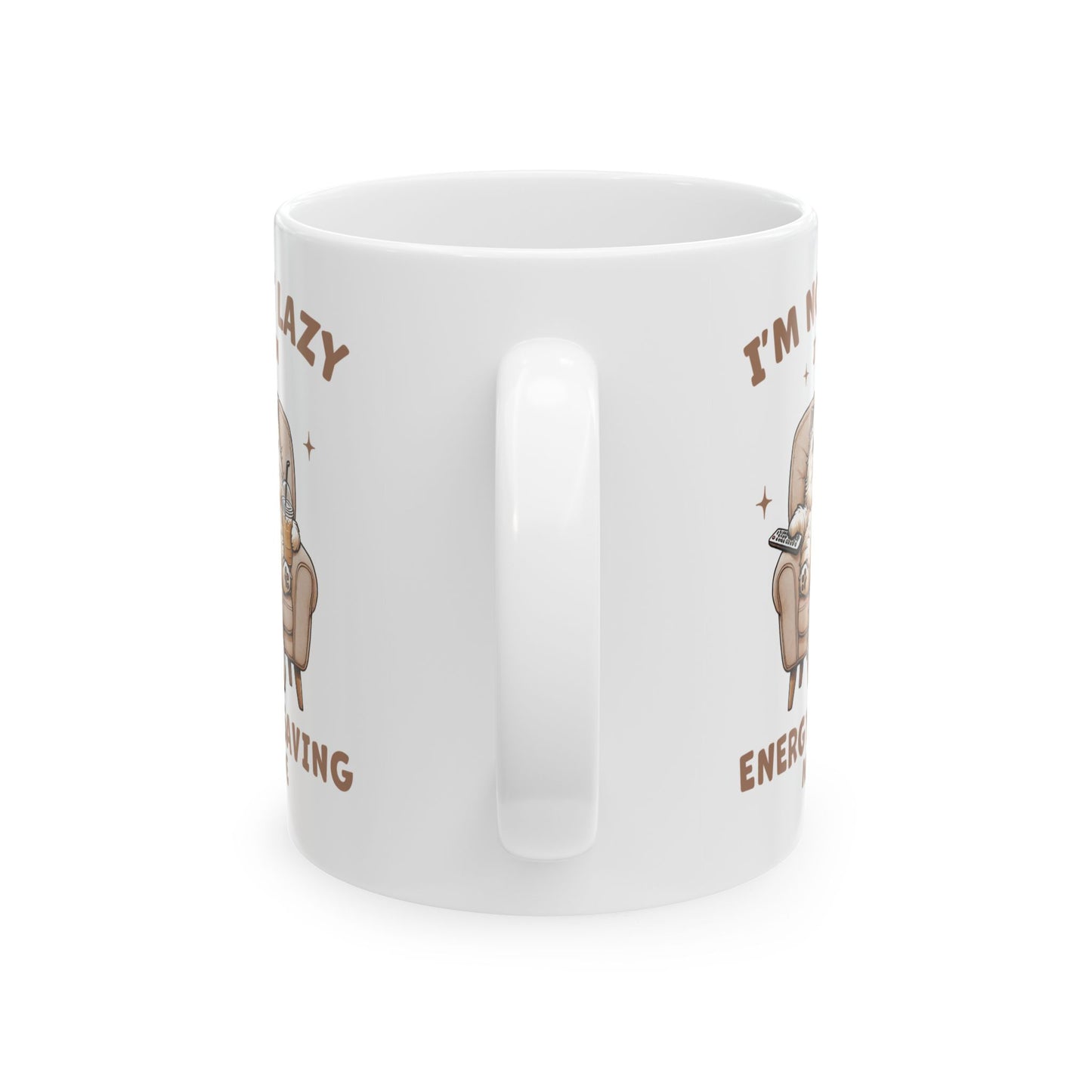 🐾 No soy perezoso, estoy en modo ahorro de energía – Divertida taza de café de gato para amantes de los gatos 😸