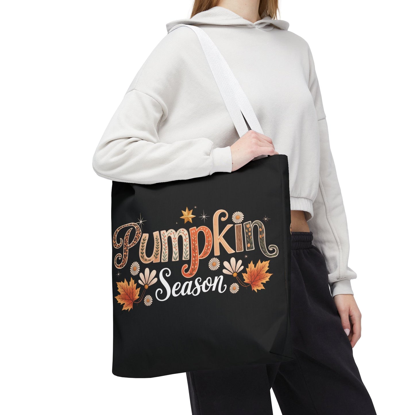 ๐ Pumpkin Season Tote Bag โ Autumn Vibes You Can Carry ๐๐