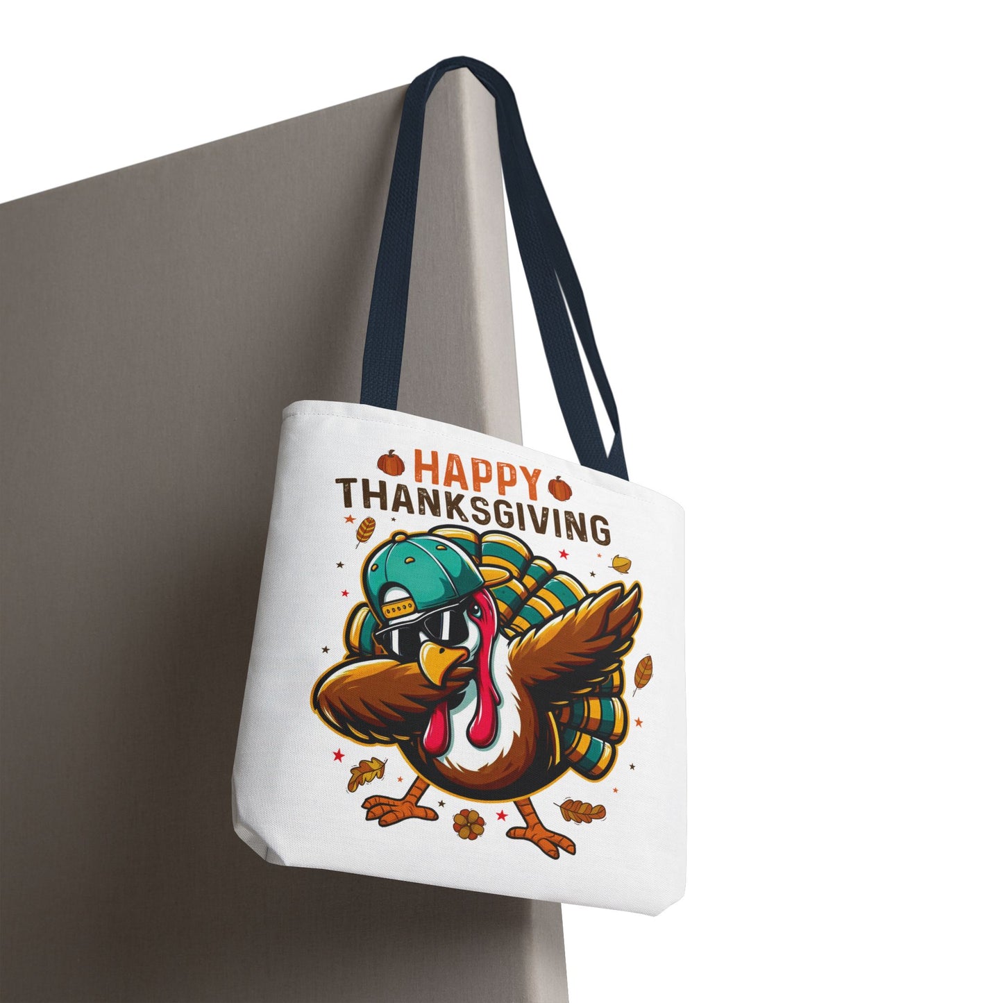 🦃 Dabbing Turkey Tote Bag – Thanksgiving Swagger with Holiday Humor