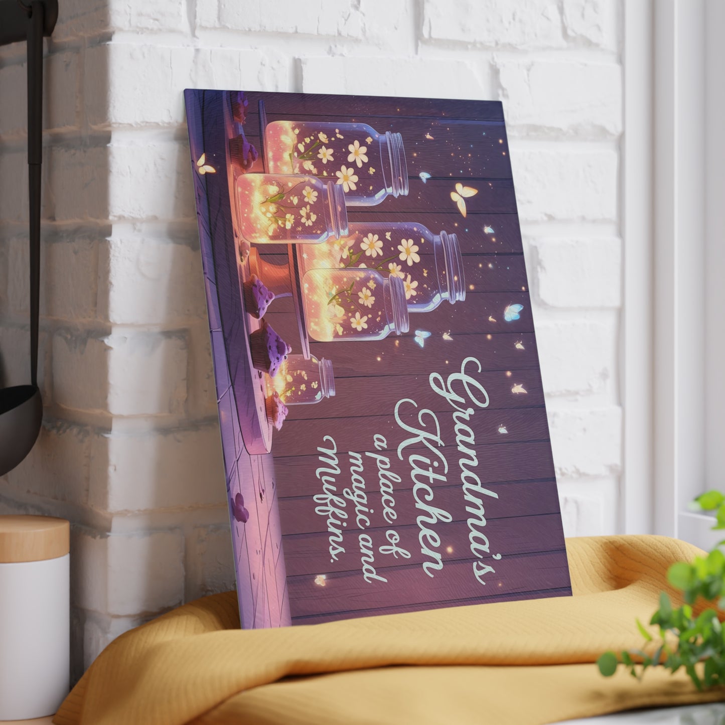 🧁 Grandma’s Kitchen Cutting Board – A Place of Magic and Muffins