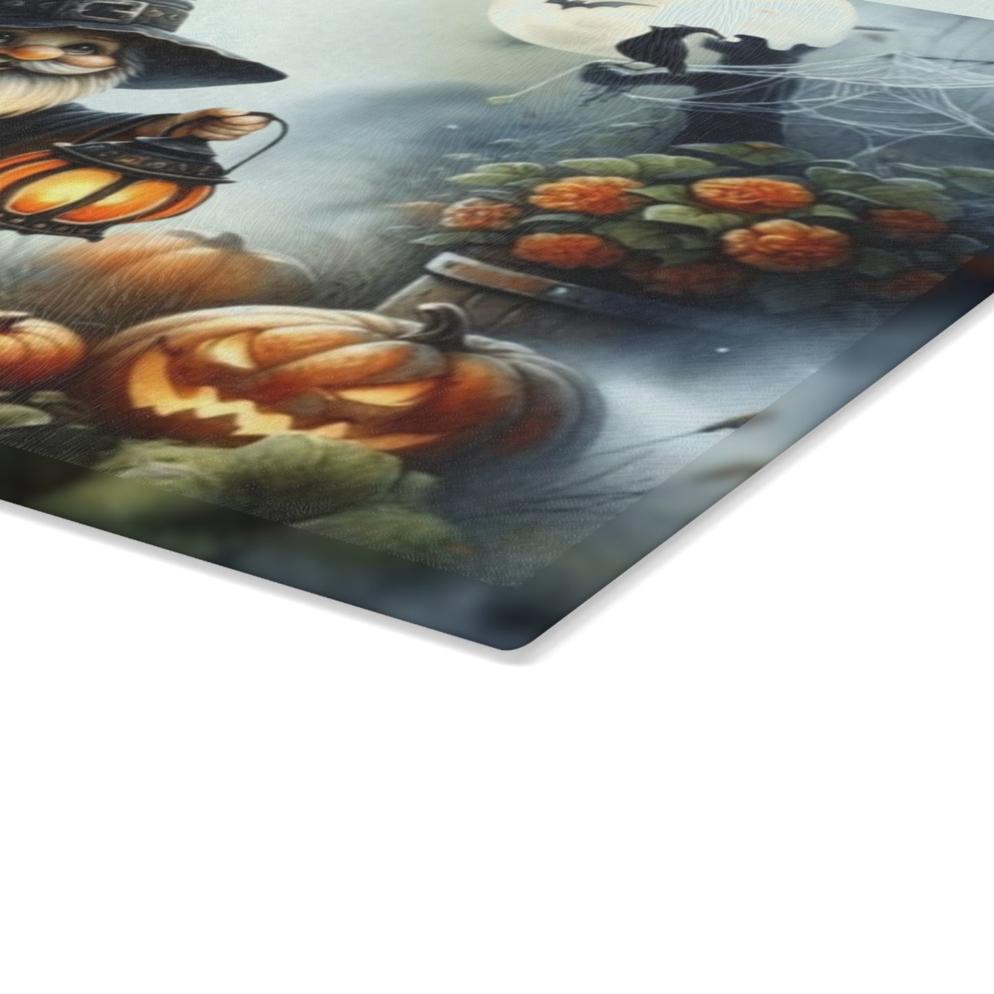 🎃🧙 Halloween Wizard Gnome Cutting Board – Spooky Gnome Charm for Your Kitchen