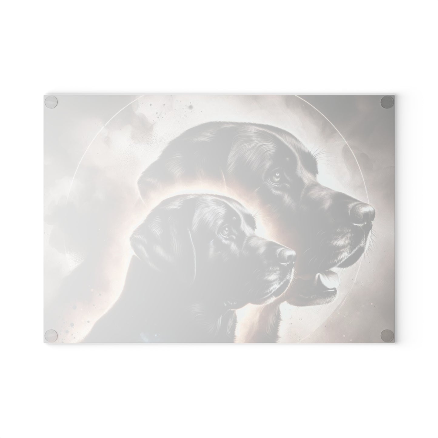 🌌 Cosmic Black Labs Cutting Board – Bold Canine Energy Meets Celestial Style 🐾✨