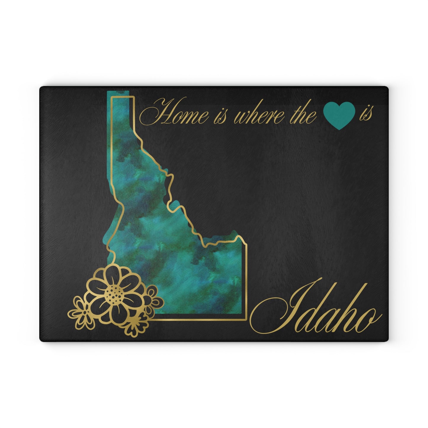 💚 Idaho State Cutting Board – Mountain Hues and Gem State Charm