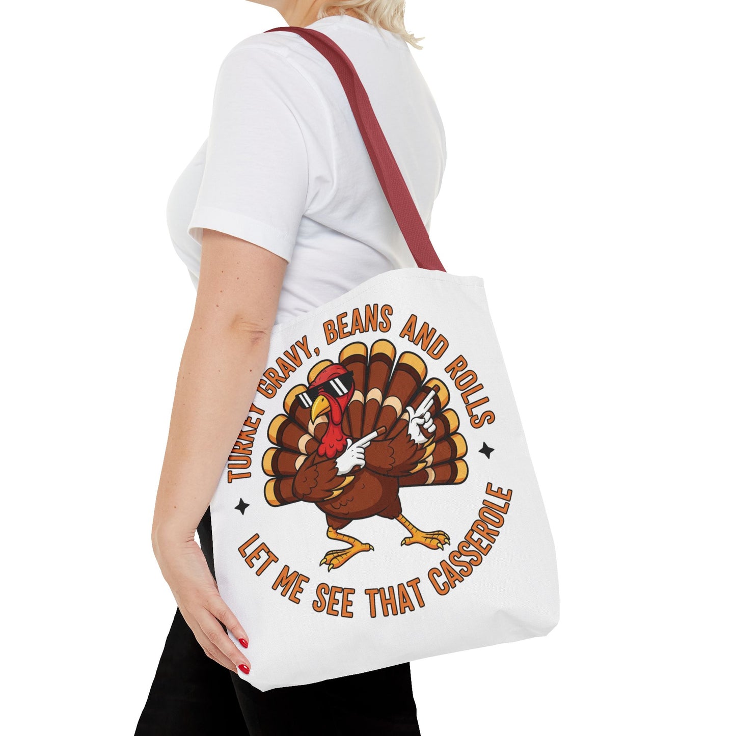 🦃 Thanksgiving Turkey Tote Bag – Let Me See That Casserole Style 🍠🎶