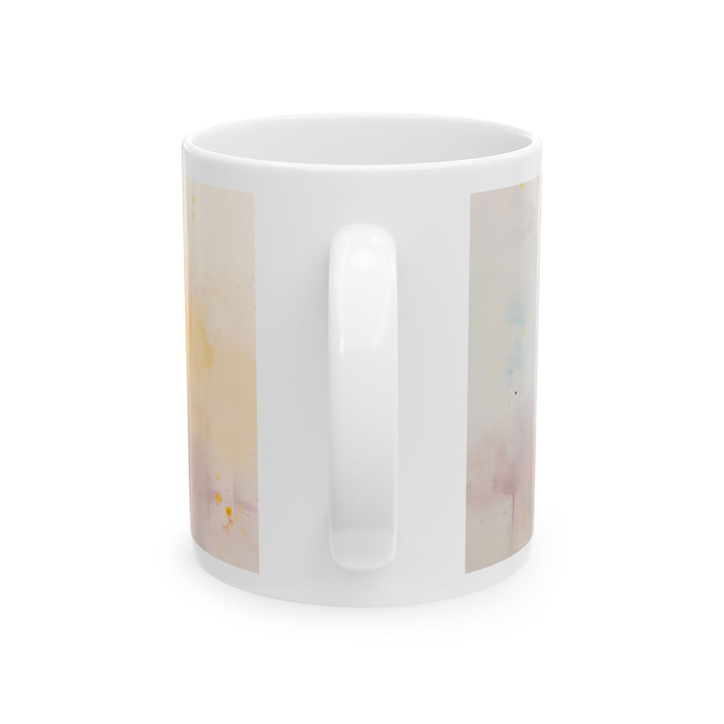 Taza de acuarela de bulldog: ¡una representación colorida y atrevida de tu peludo amigo!