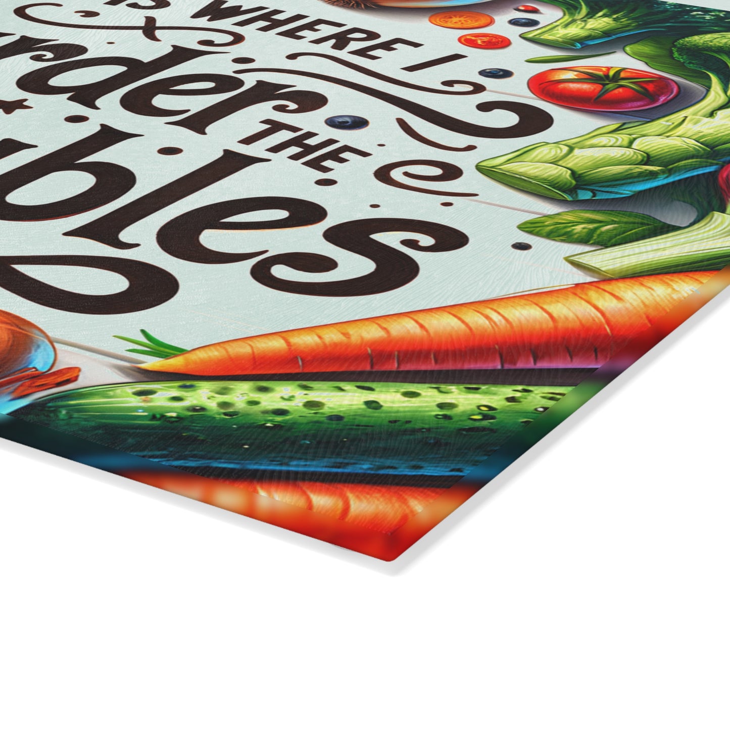 🔪🥕 This Is Where I Murder the Vegetables Cutting Board – Funny Kitchen Décor for Cooking Lovers 🍅🧄