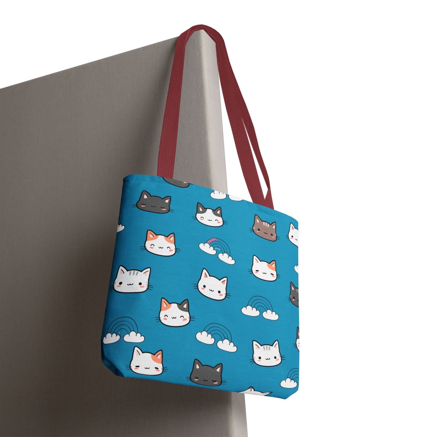 Bolsa de mano para gatos, regalo para amantes de los gatos, bolsa reutilizable, bolsa para mamá gata, ecológica, bolsa con estampado animal, diseño de gatito lindo, amante de las mascotas