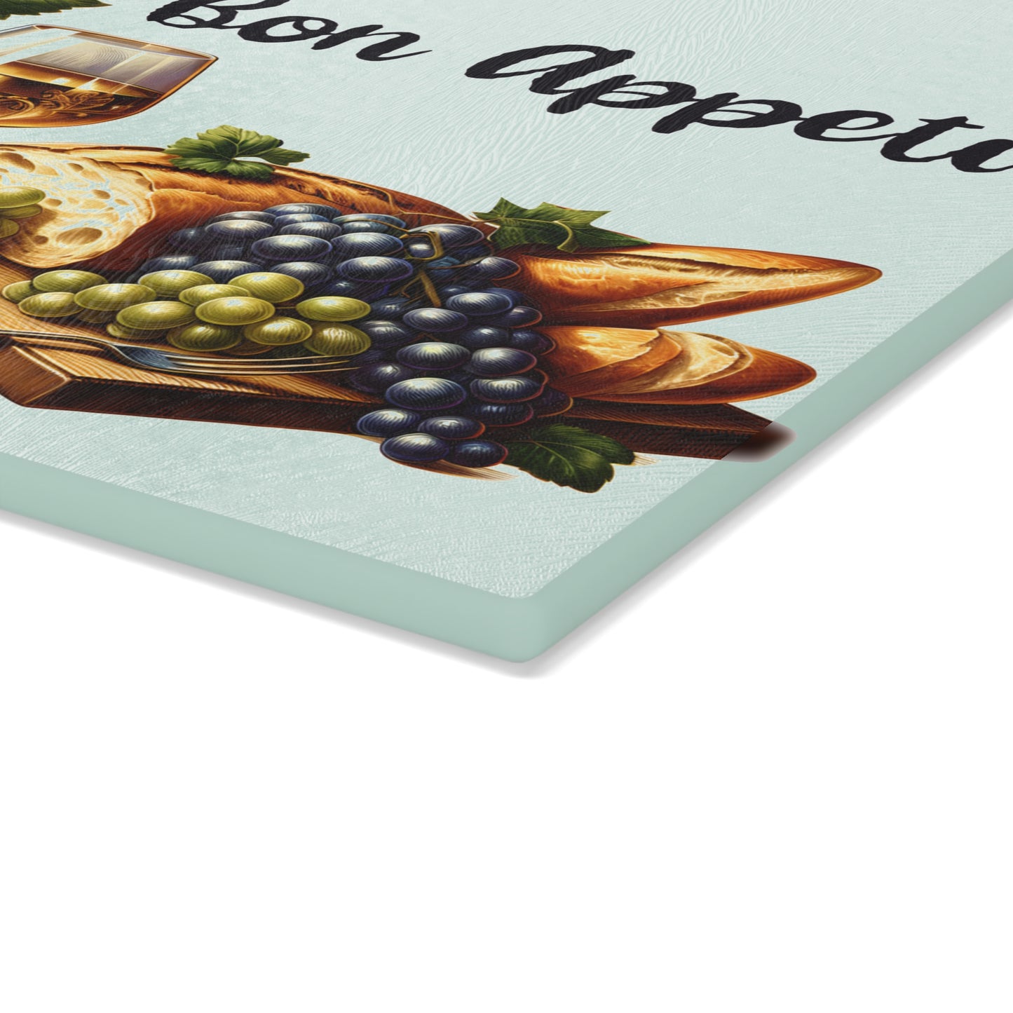 Tabla de cortar vino y queso Bon Appétit: un elegante encanto de bistró francés para tu cocina