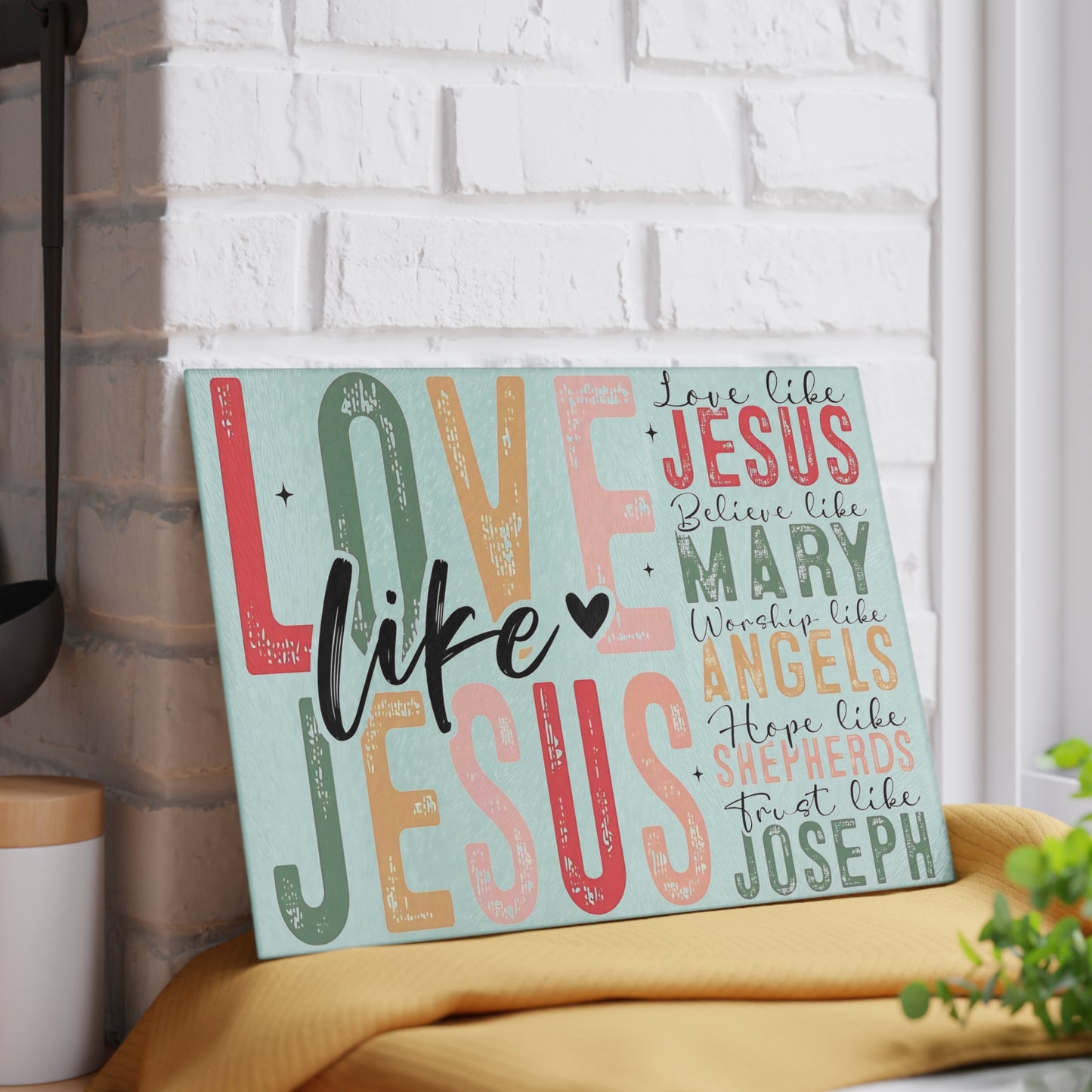 Tabla de cortar inspiradora, tabla de cortar de vidrio templado, tabla de charcutería, tabla de cortar, regalo de inauguración de la casa, tabla de cortar personalizada, Biblia