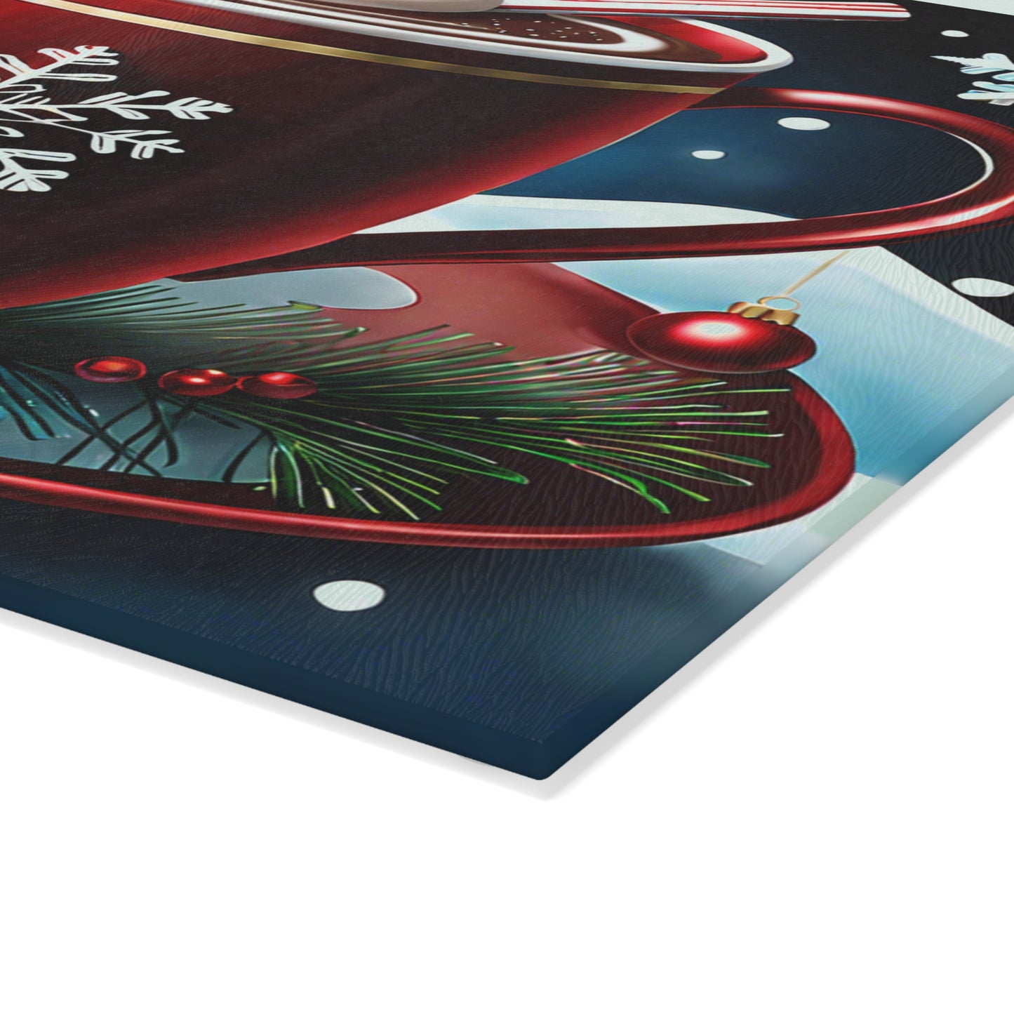 🎄 Holiday Cocoa Cutting Board – Festive Cheer for Your Holiday Table
