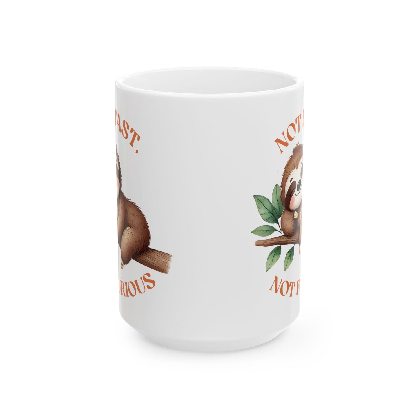 🐾 Ni rápido ni furioso: divertida taza de café con perezoso para almas relajadas 🦥