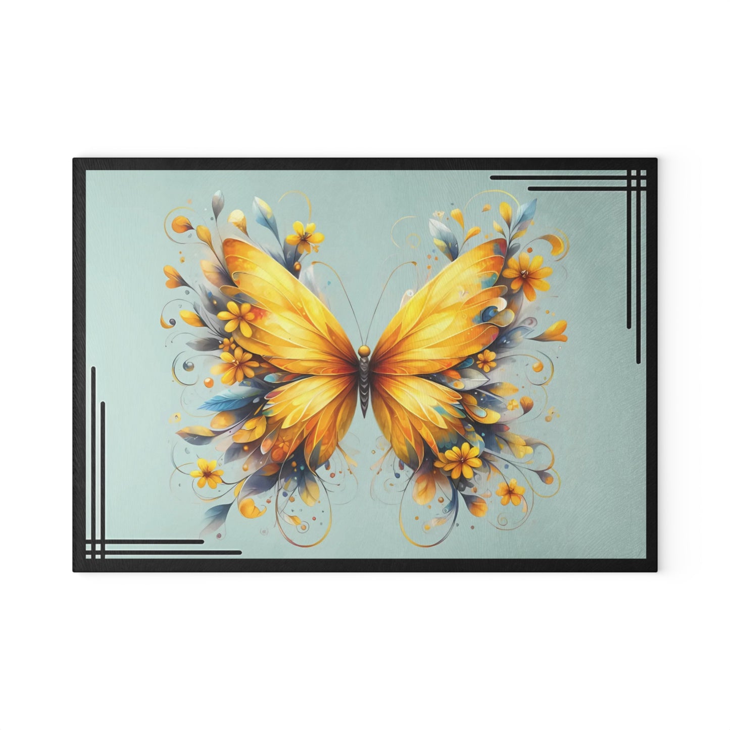 Tabla de cortar personalizada, regalo de boda, regalo de cumpleaños para mujer, nueva decoración para el hogar, tabla de cortar personalizada, diseño personalizado, mariposa, regalo personalizado para ella