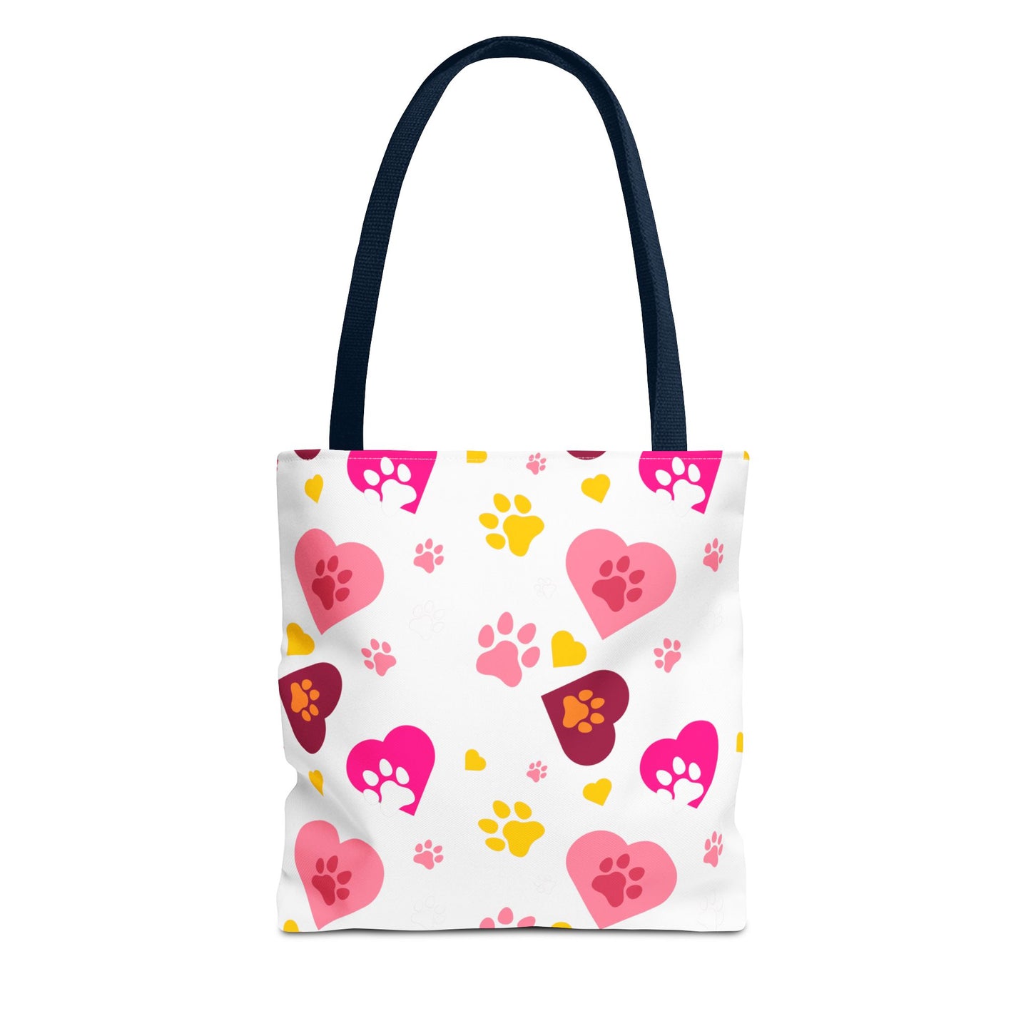 Bolsa de mano con estampado de patas y corazón | Pet Lover Everyday Carry-All