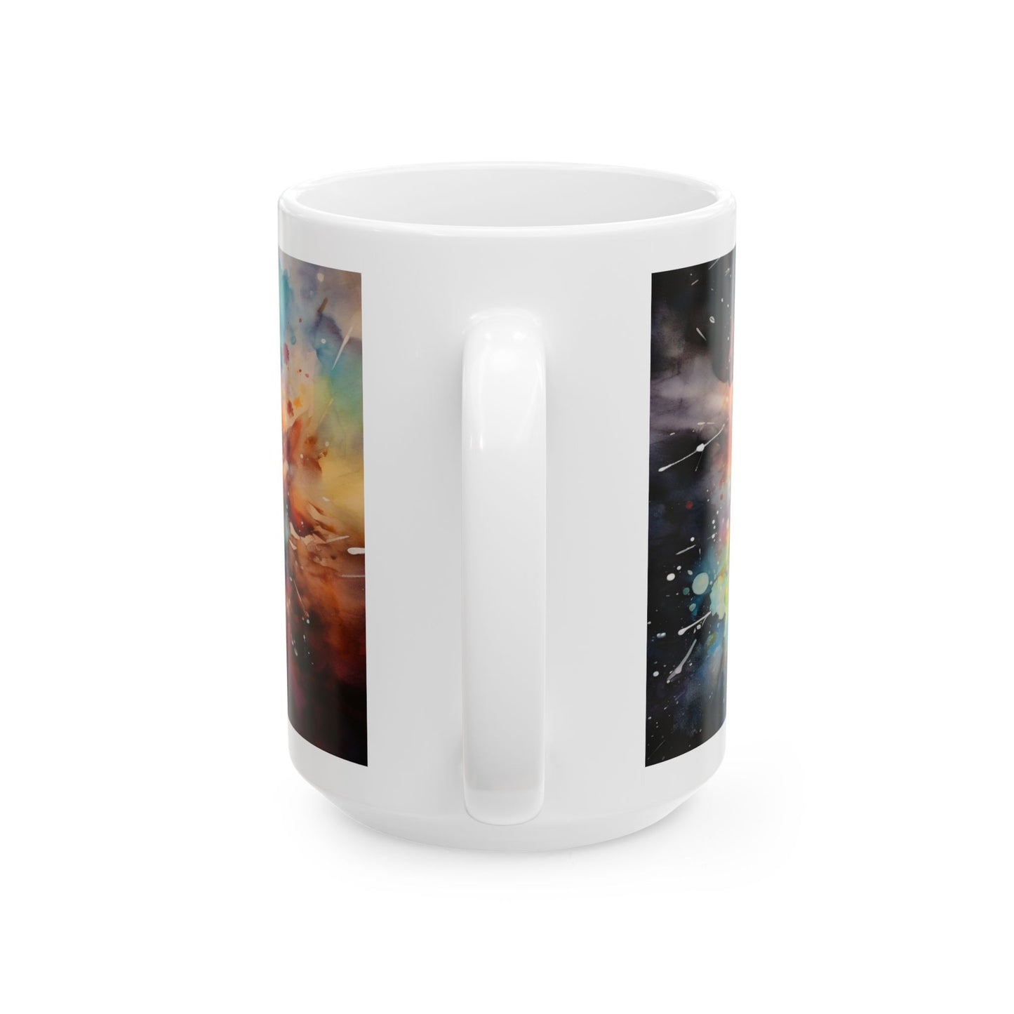 Taza Pomerania Acuarela: ¡Una explosión de color y personalidad! 🌸