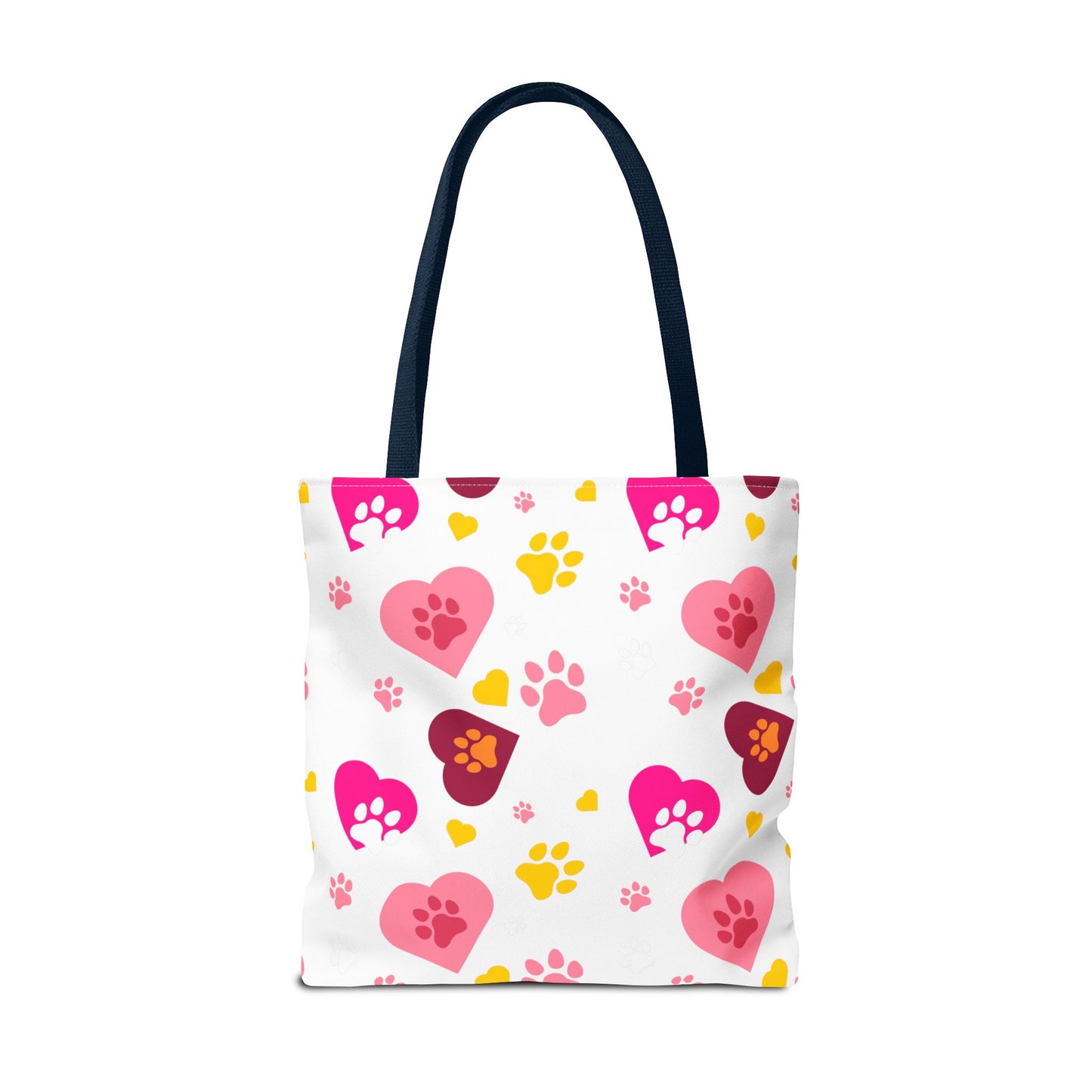 Bolsa de mano con estampado de patas y corazón | Pet Lover Everyday Carry-All