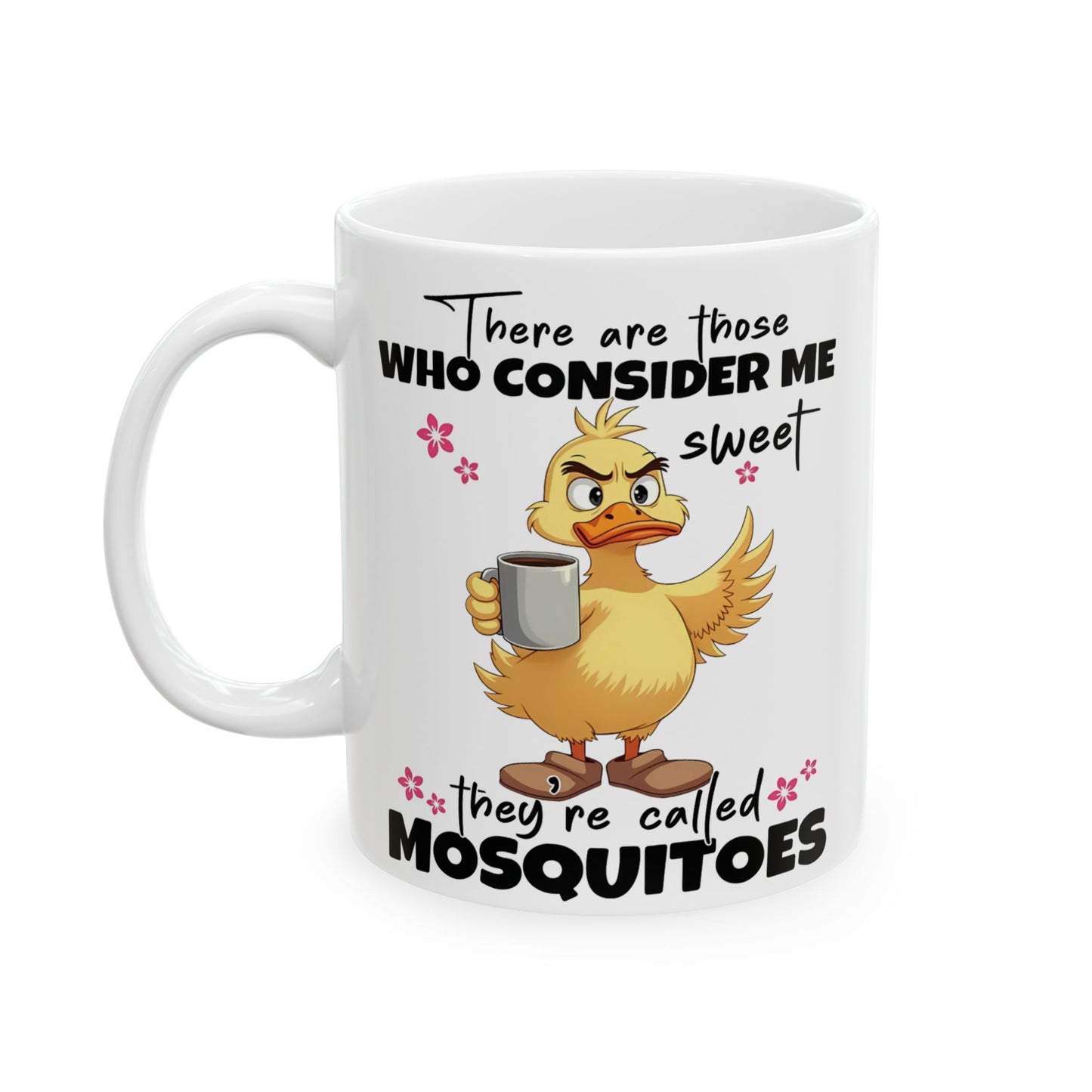 Taza de café con forma de pato “Considérame dulce”: ¡humor atrevido en cada sorbo!