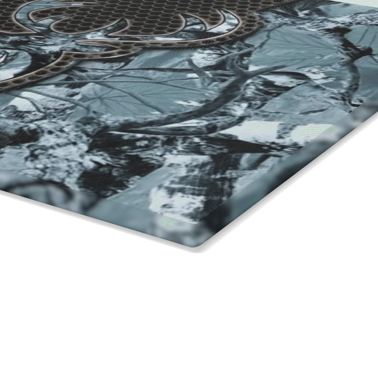 🦌 Blue Camo Deer Cutting Board – Rugged Style Meets Rustic Utility for the Modern Outdoorsman