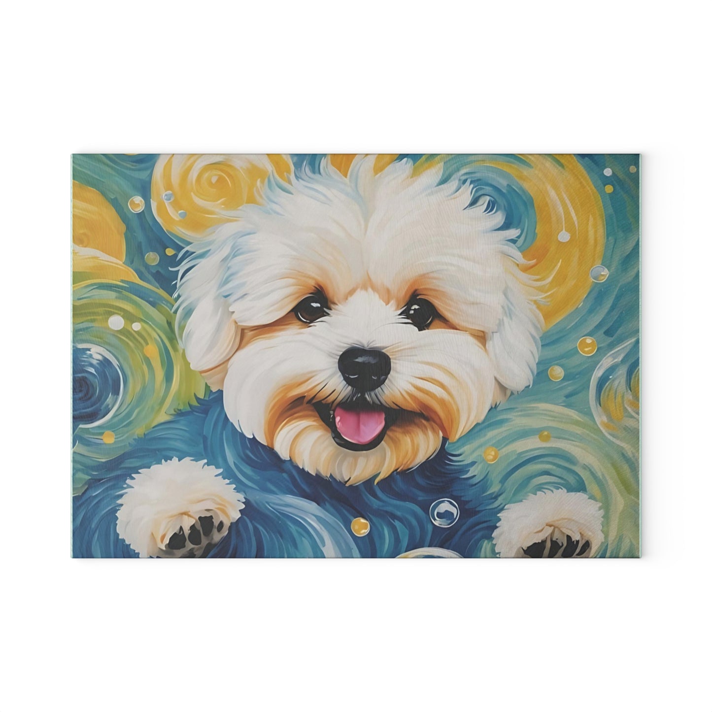 🐶✨ Bichon Frise Cutting Board – Fluffy Charm for Your Kitchen Décor
