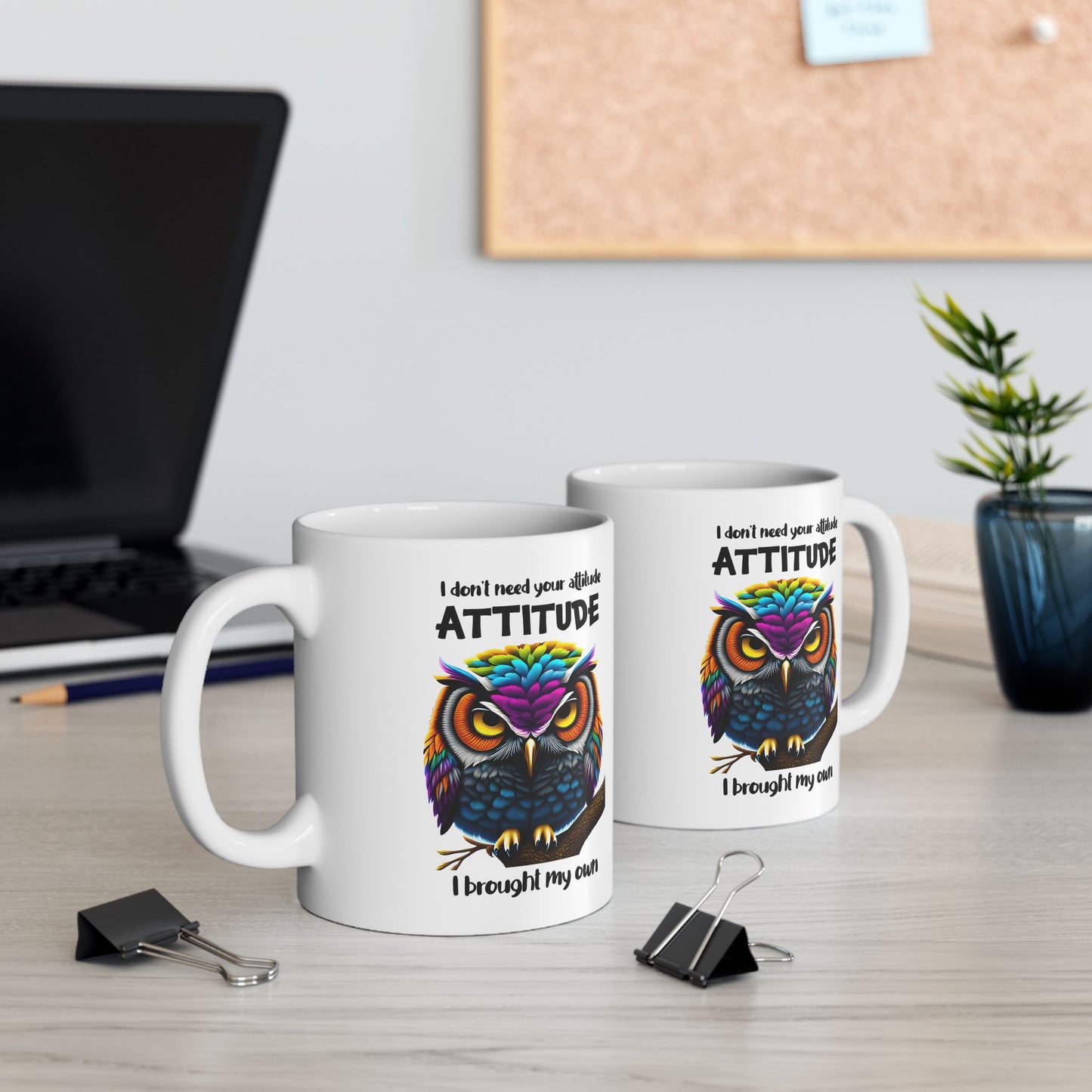 🦉 Búho colorido: taza de café vibrante para amantes de la naturaleza y noctámbulos 🌟
