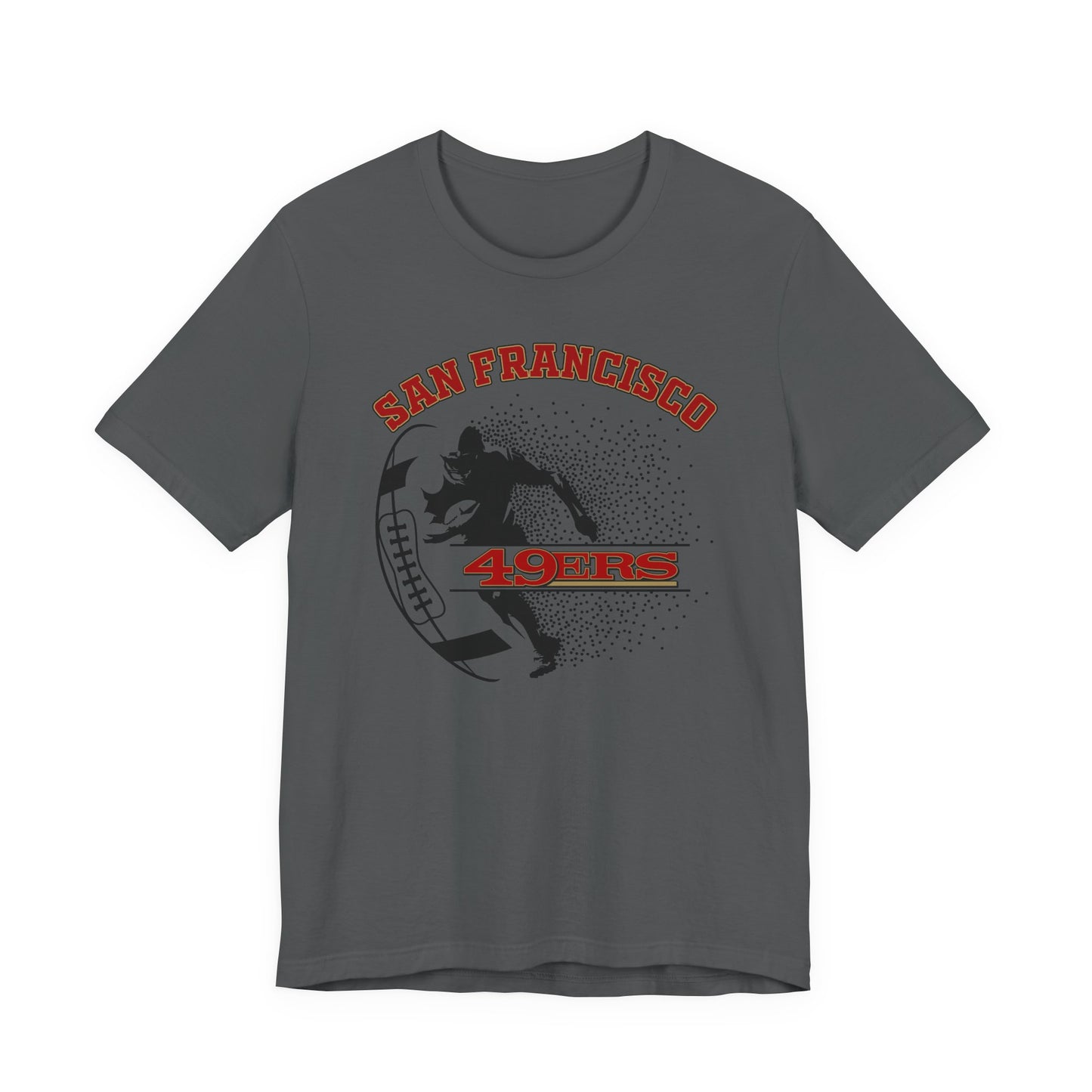 ๐ฅ Bold Red & Black Jersey Graphic Tee โ Vintage Vibes for Every Fan ๐ฏ