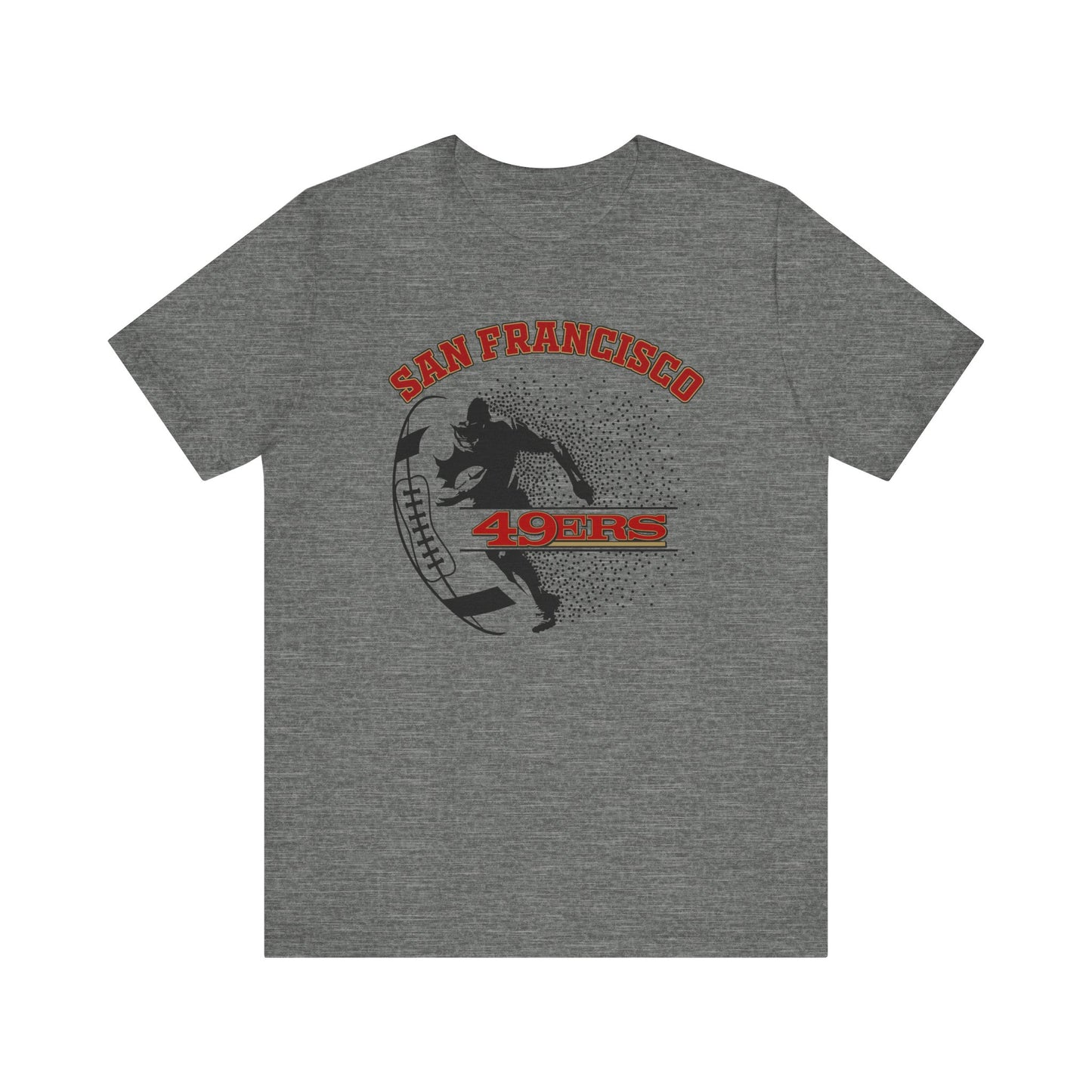 ๐ฅ Bold Red & Black Jersey Graphic Tee โ Vintage Vibes for Every Fan ๐ฏ