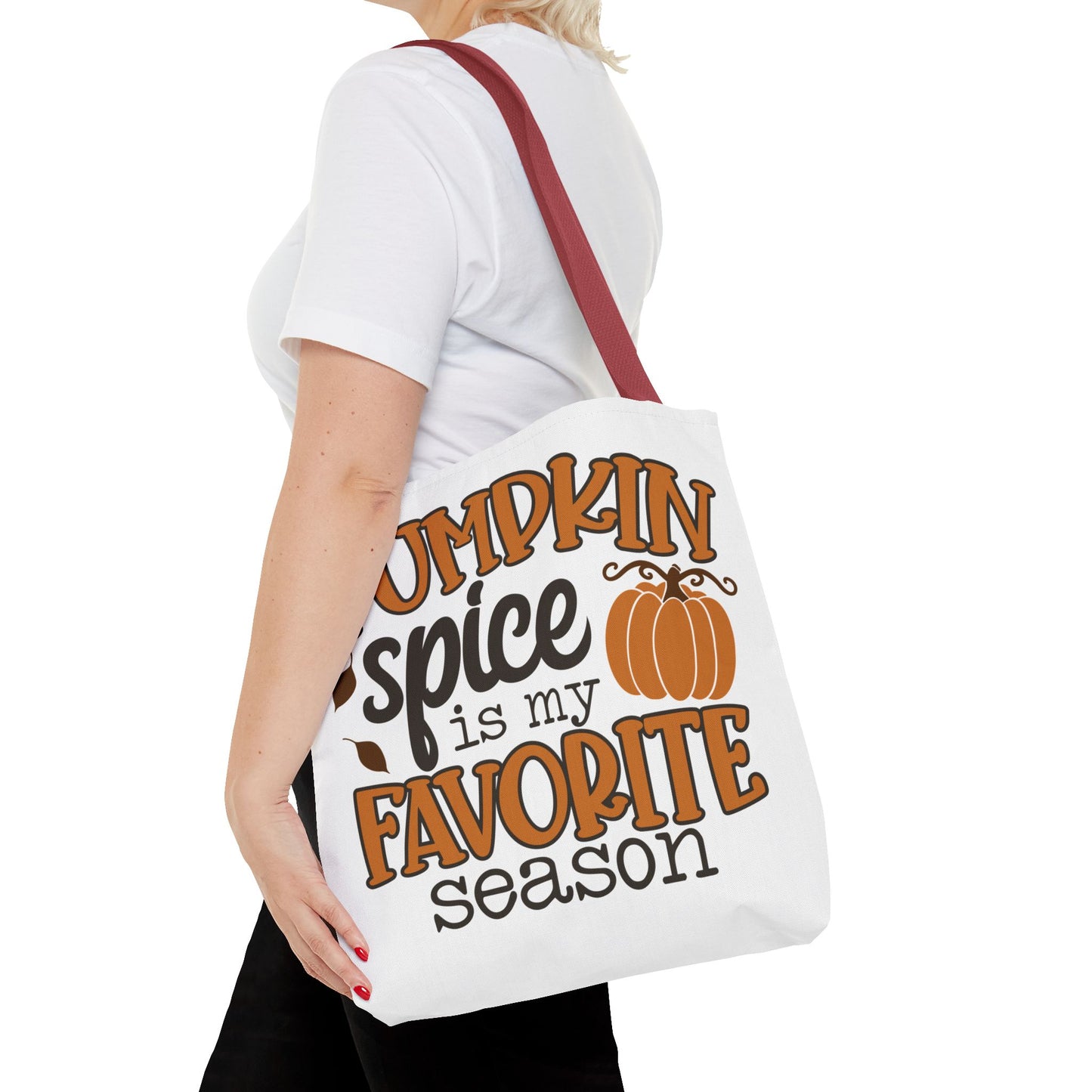 ๐ Pumpkin Spice Is My Favorite Season Tote Bag โ Fall Vibes You Can Carry ๐๐