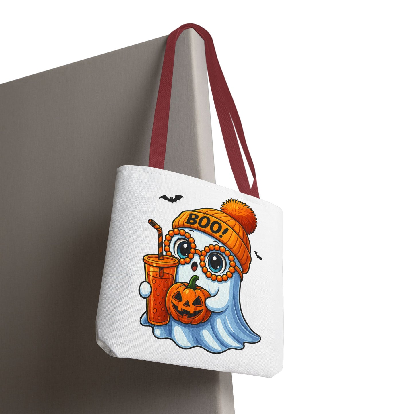 ๐ป Boo-tiful Ghost Tote Bag โ Spooky Cute Halloween Vibes ๐๐