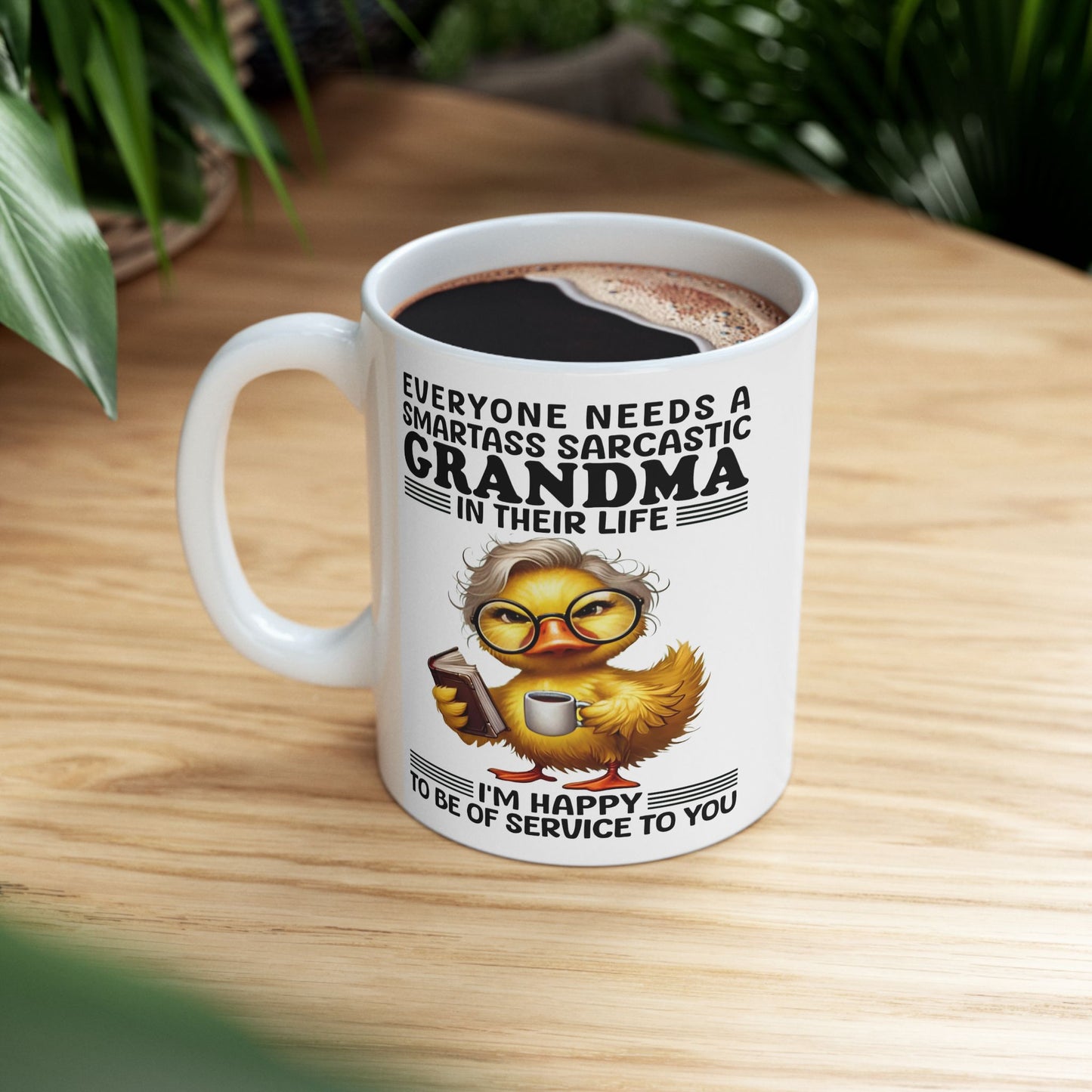 Taza "Abuela Sarcástica y Listilla": Atrevida, Divertida y Orgullosamente Descarada