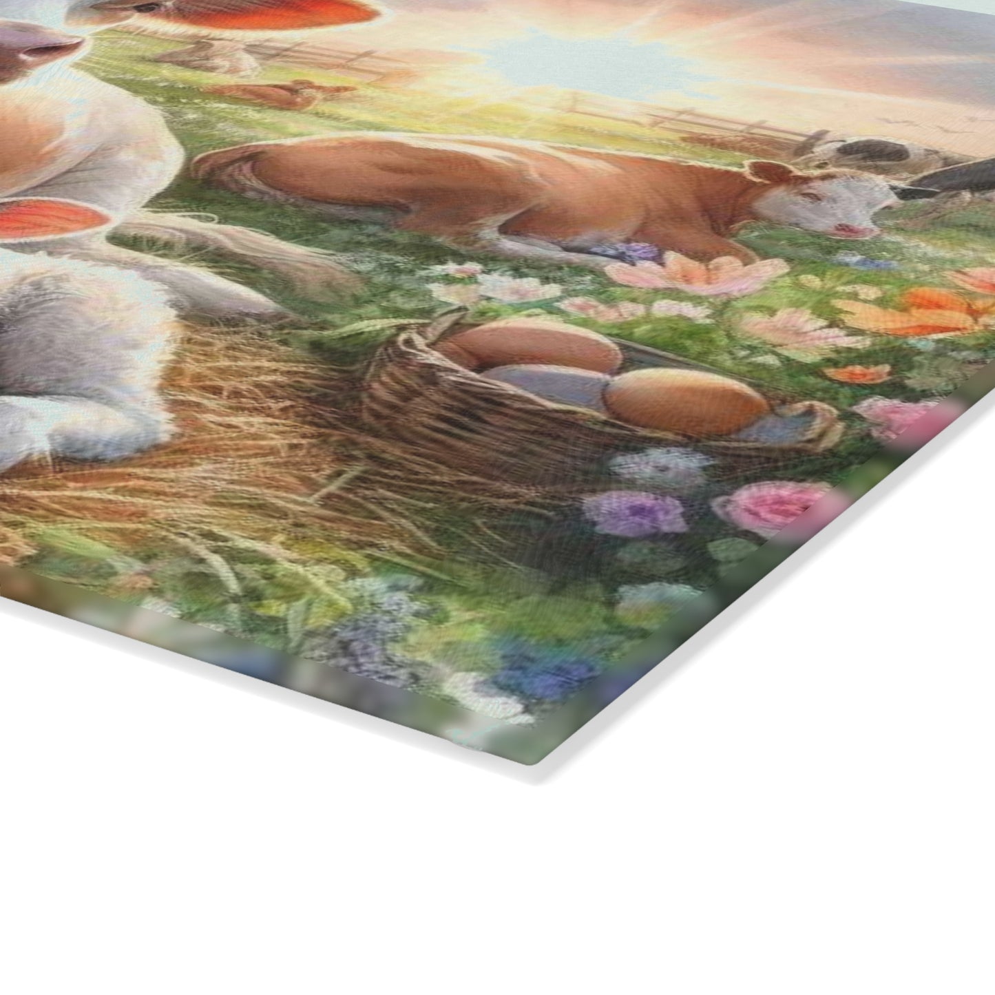 Tabla de cortar de vaca, diseño de casa de campo, cocina campestre, regalo para amantes de los animales, decoración de animales de granja, acentos rústicos para el hogar. Tabla de charcutería.