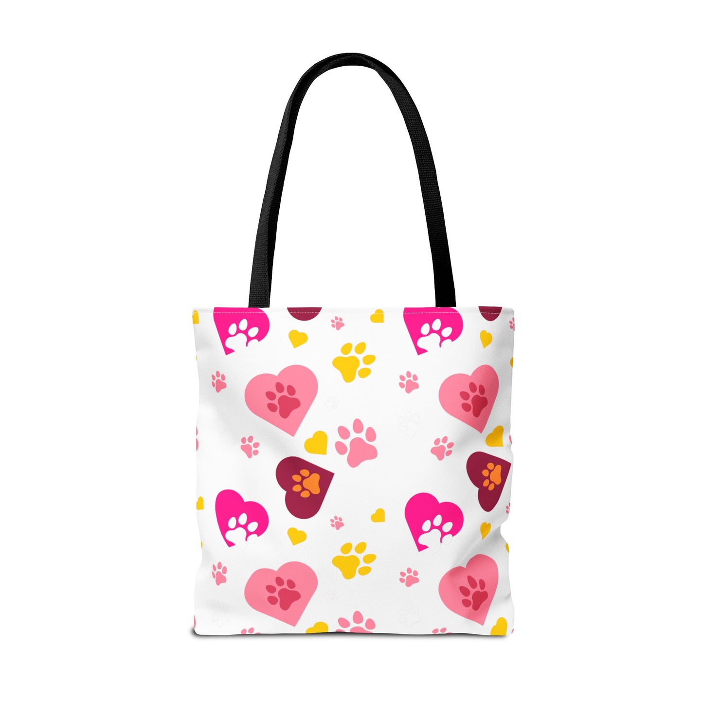 Bolsa de mano con estampado de patas y corazón | Pet Lover Everyday Carry-All