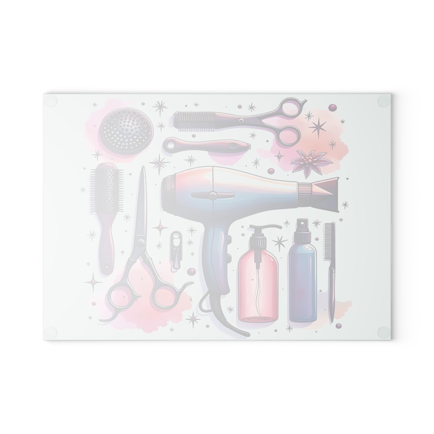 Shear Perfection – Tabla de cortar de vidrio para estilistas 💇♀️✨