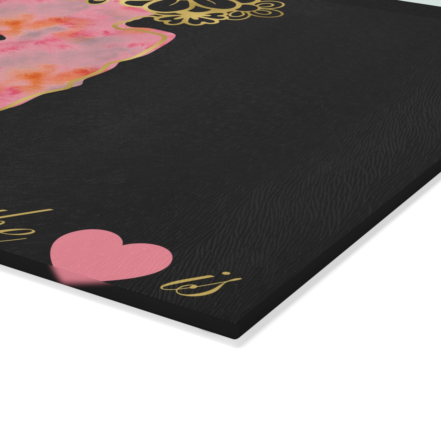 🌸 New Jersey State Cutting Board – Watercolor Warmth Meets Elegant Home Charm