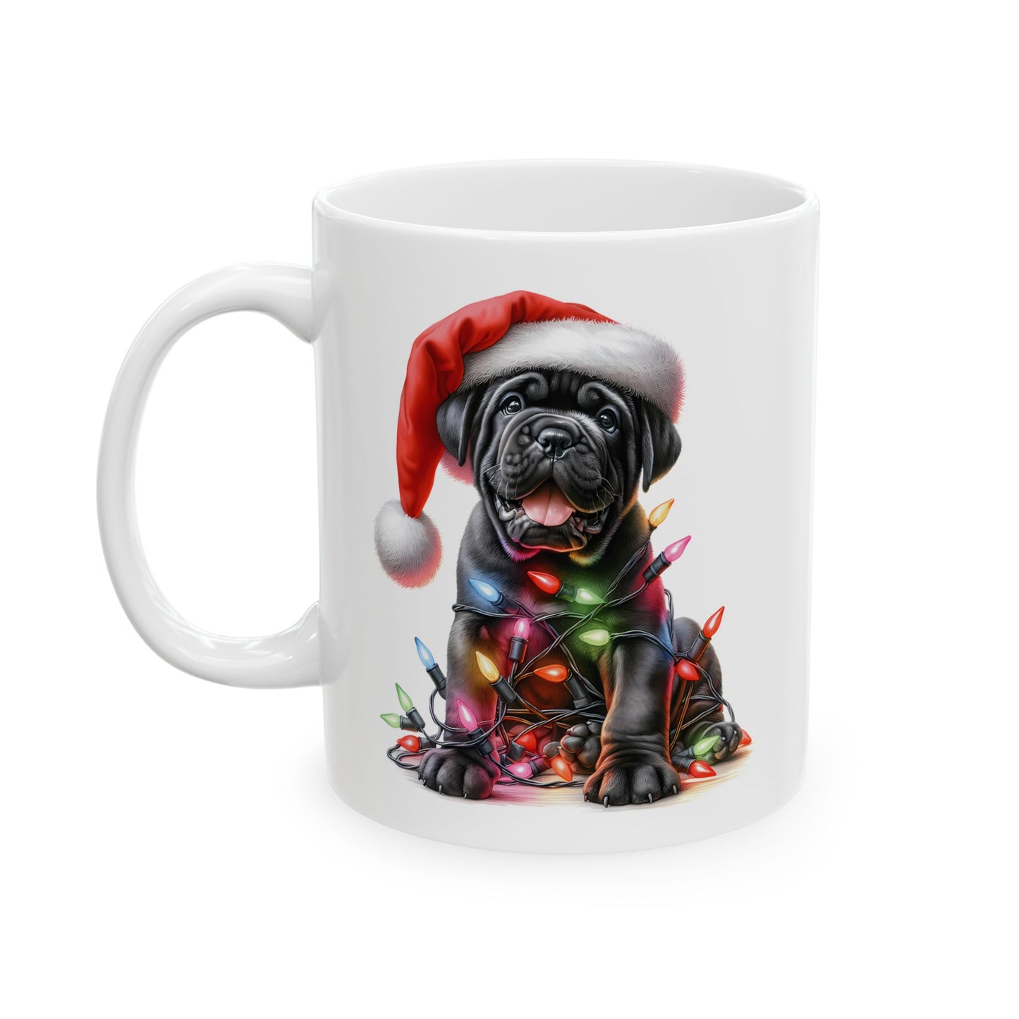 🎄 Cane Corso Christmas Mug – Big Pup, Big Holiday Spirit 🎅