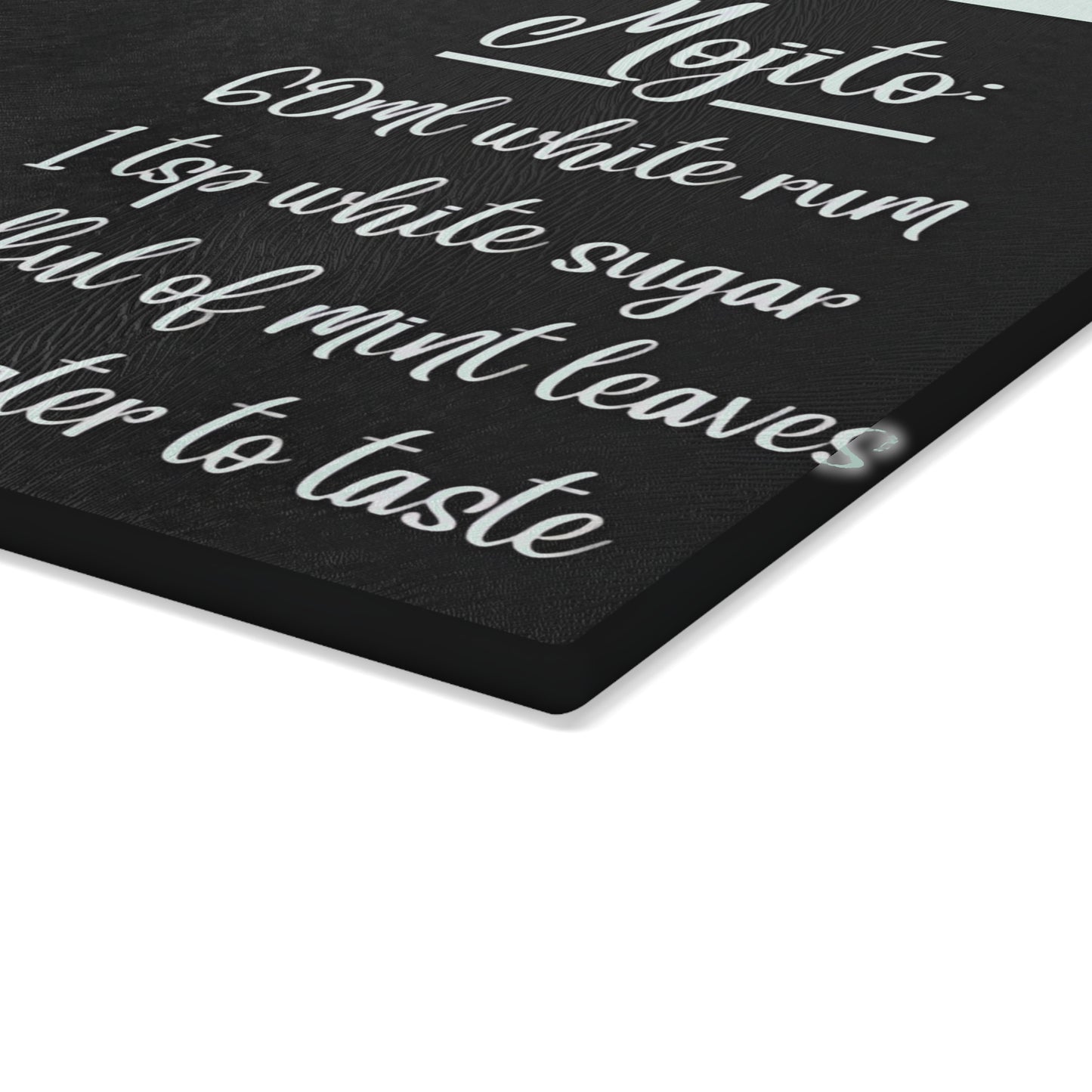 🌿 Mojito Recipe Cutting Board – A Fresh Twist for Your Kitchen or Bar Cart