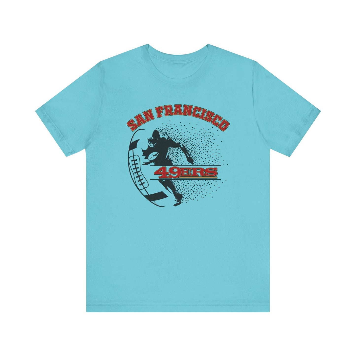 ๐ฅ Bold Red & Black Jersey Graphic Tee โ Vintage Vibes for Every Fan ๐ฏ