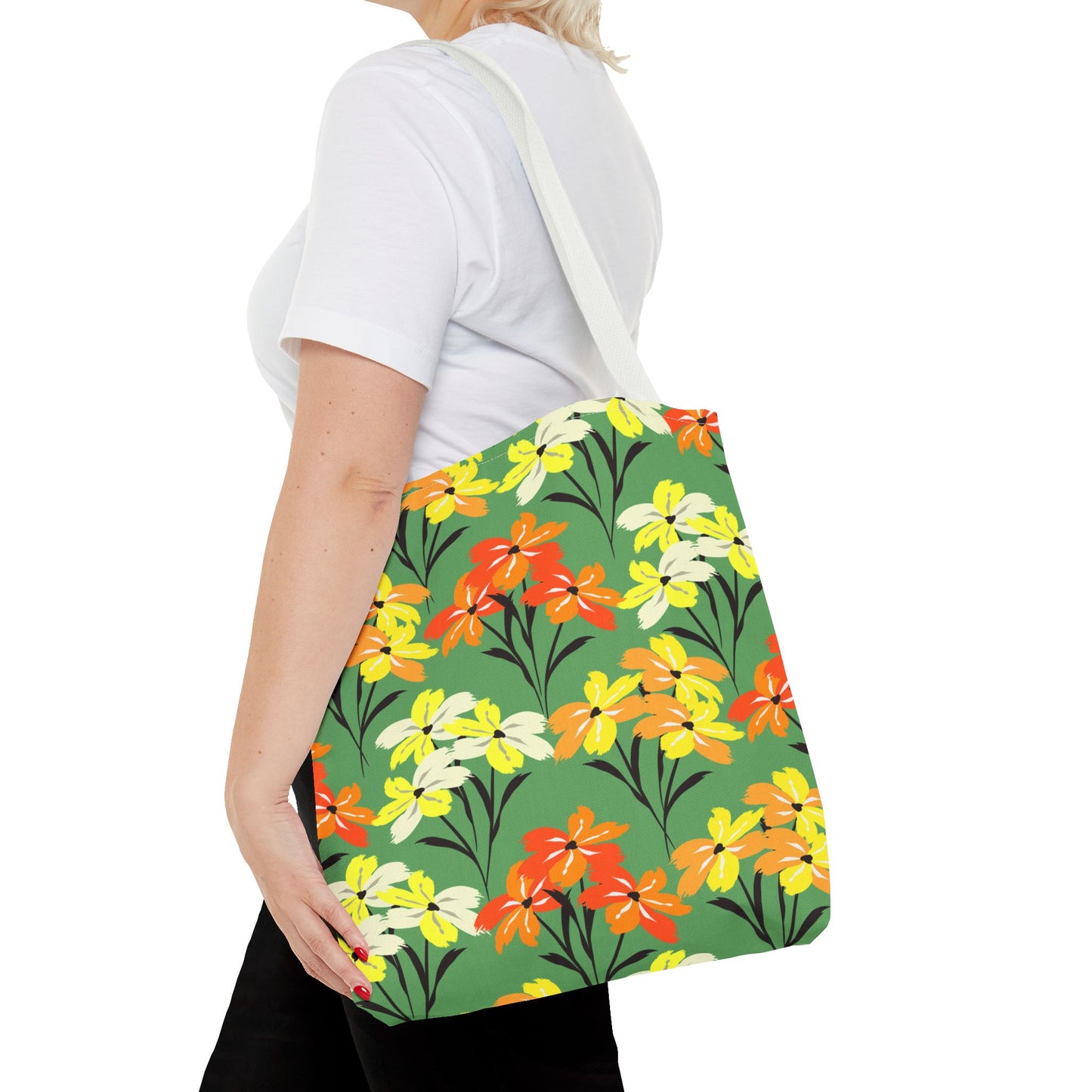 🌸 Elegante bolso tote floral: un accesorio chic y versátil para el día a día 🌿