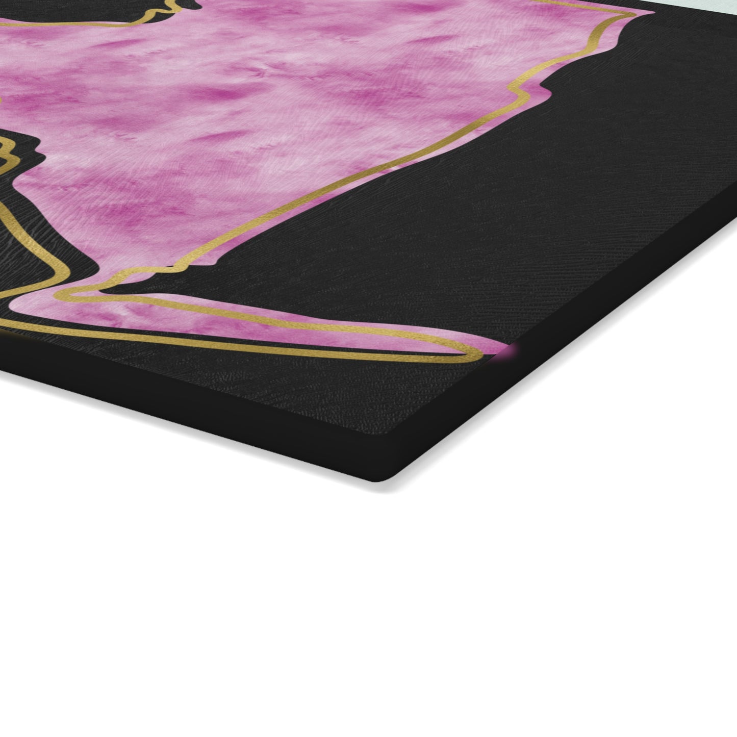 🗽 New York State Cutting Board – Elegant Watercolor Pride with Floral Flair