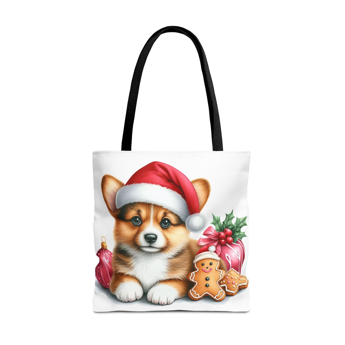 🎄 Corgi Christmas Cookie Tote – Sweet Holiday Charm for Dog Lovers 🐾