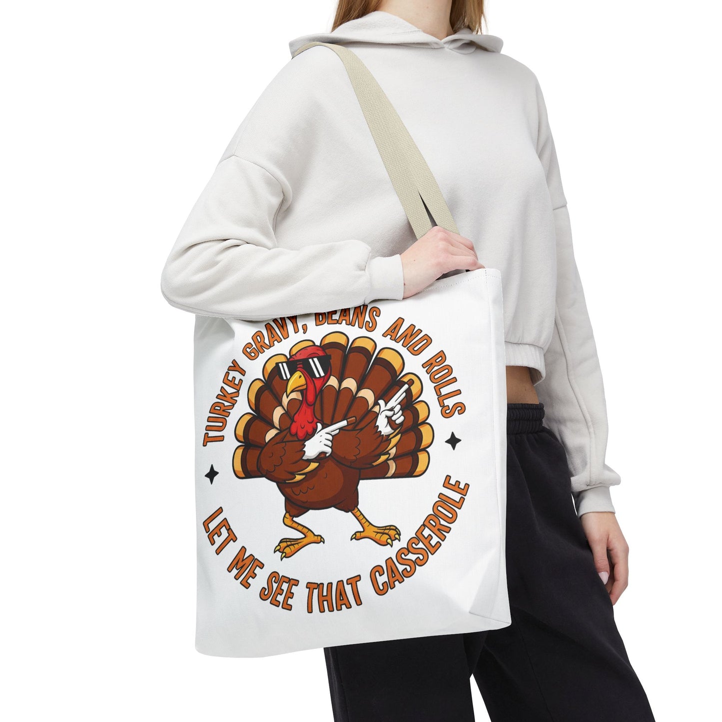 🦃 Thanksgiving Turkey Tote Bag – Let Me See That Casserole Style 🍠🎶