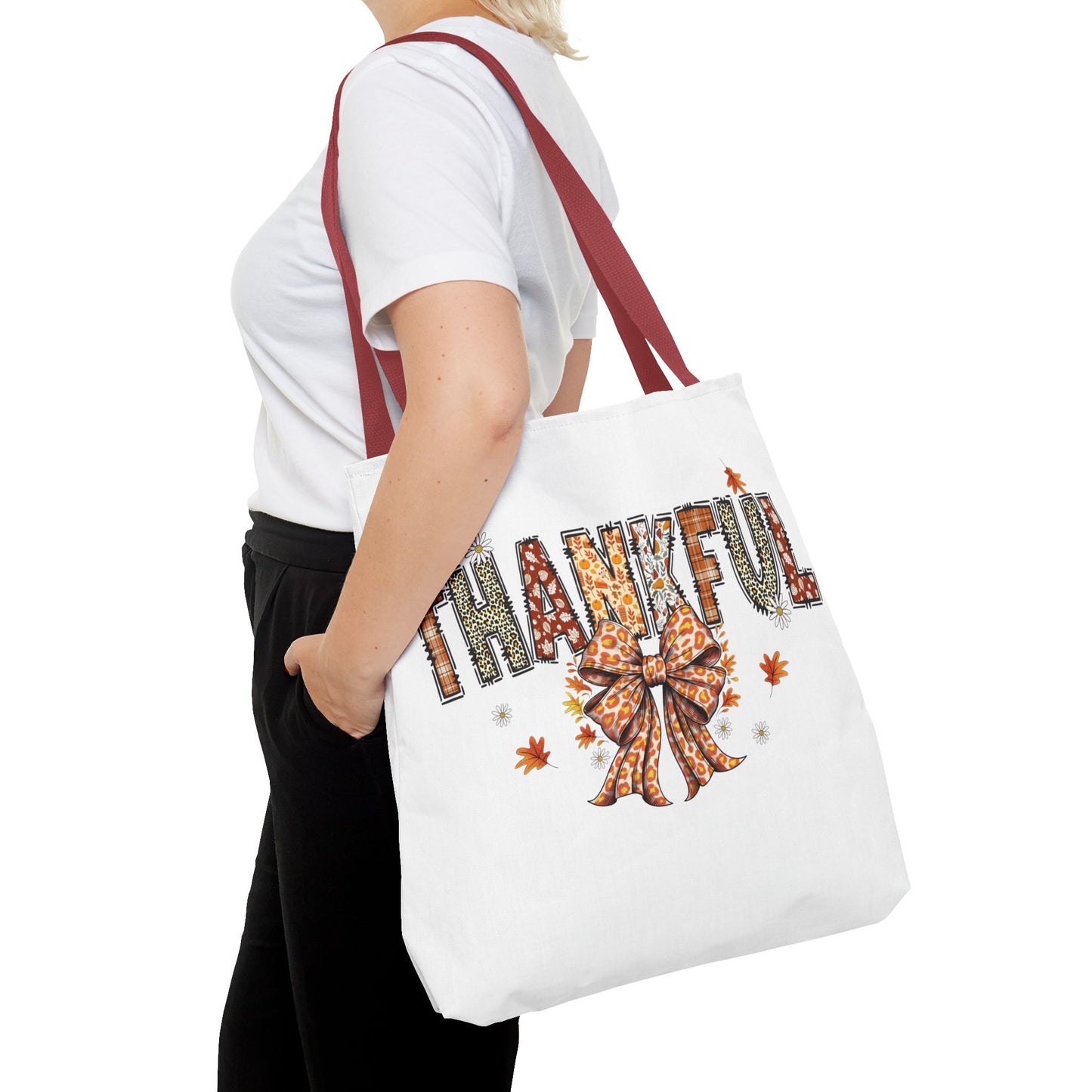 🧡 Thankful Tote Bag – Leopard Prints & Autumn Vibes in One Cozy Carryall 🍁