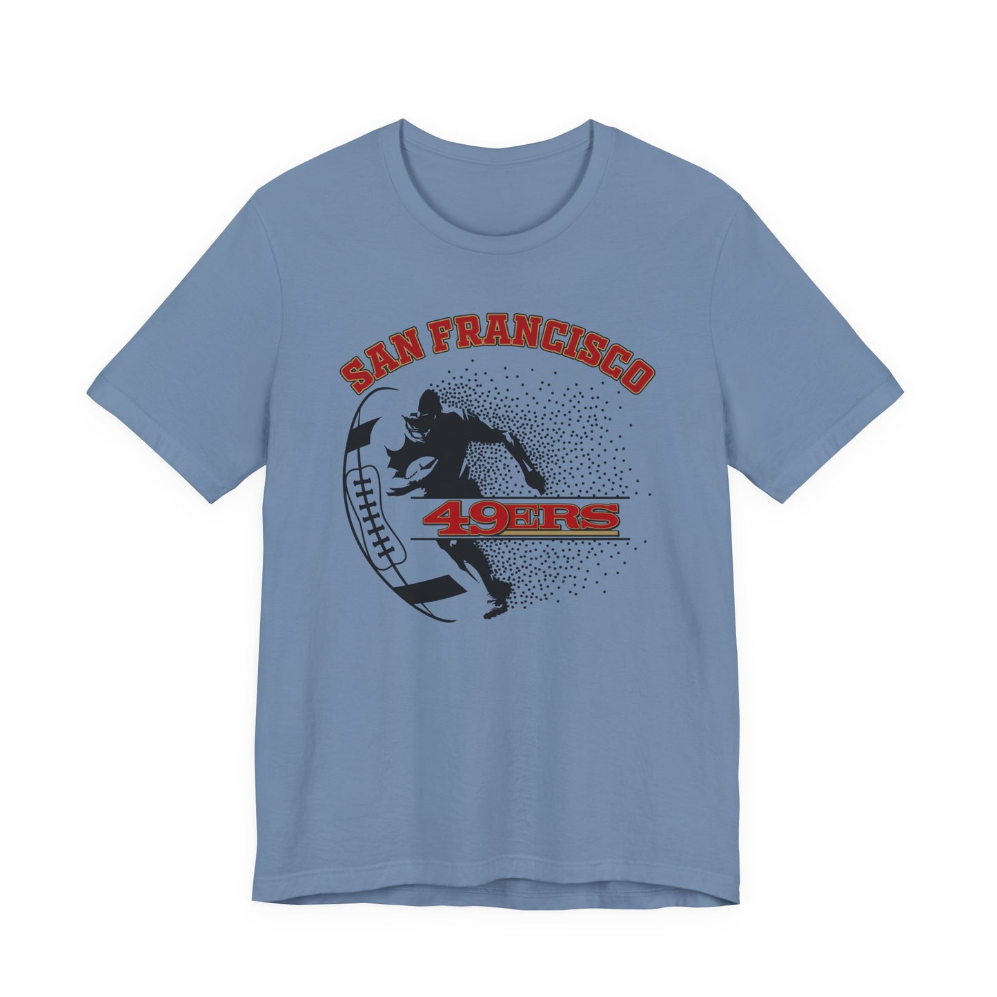 ๐ฅ Bold Red & Black Jersey Graphic Tee โ Vintage Vibes for Every Fan ๐ฏ