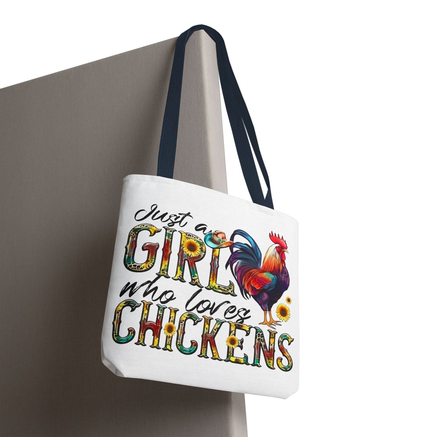 🐔 Solo una chica que ama las gallinas: Bolsa de tela estilo granja para amantes de las gallinas