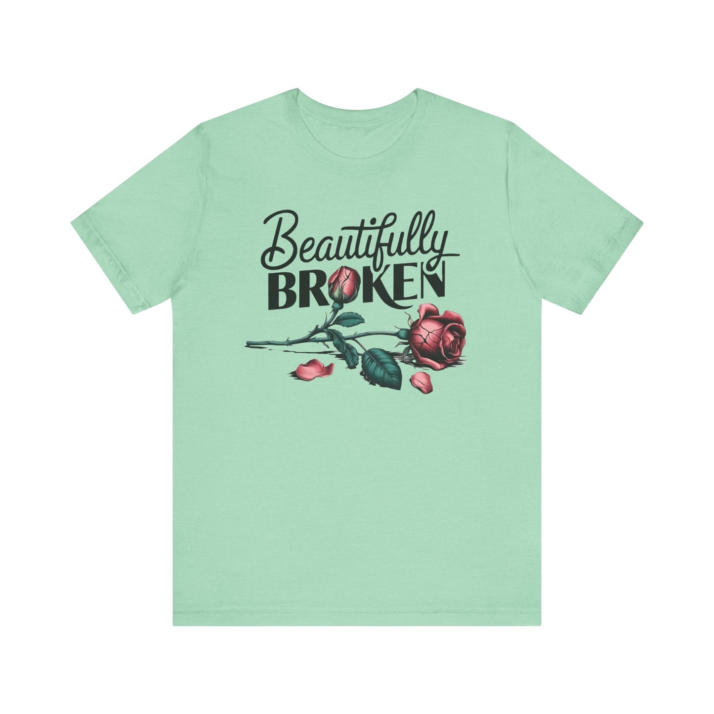 Camiseta Rosa “Beautifully Broken”: una camiseta empoderante con una elegancia suave
