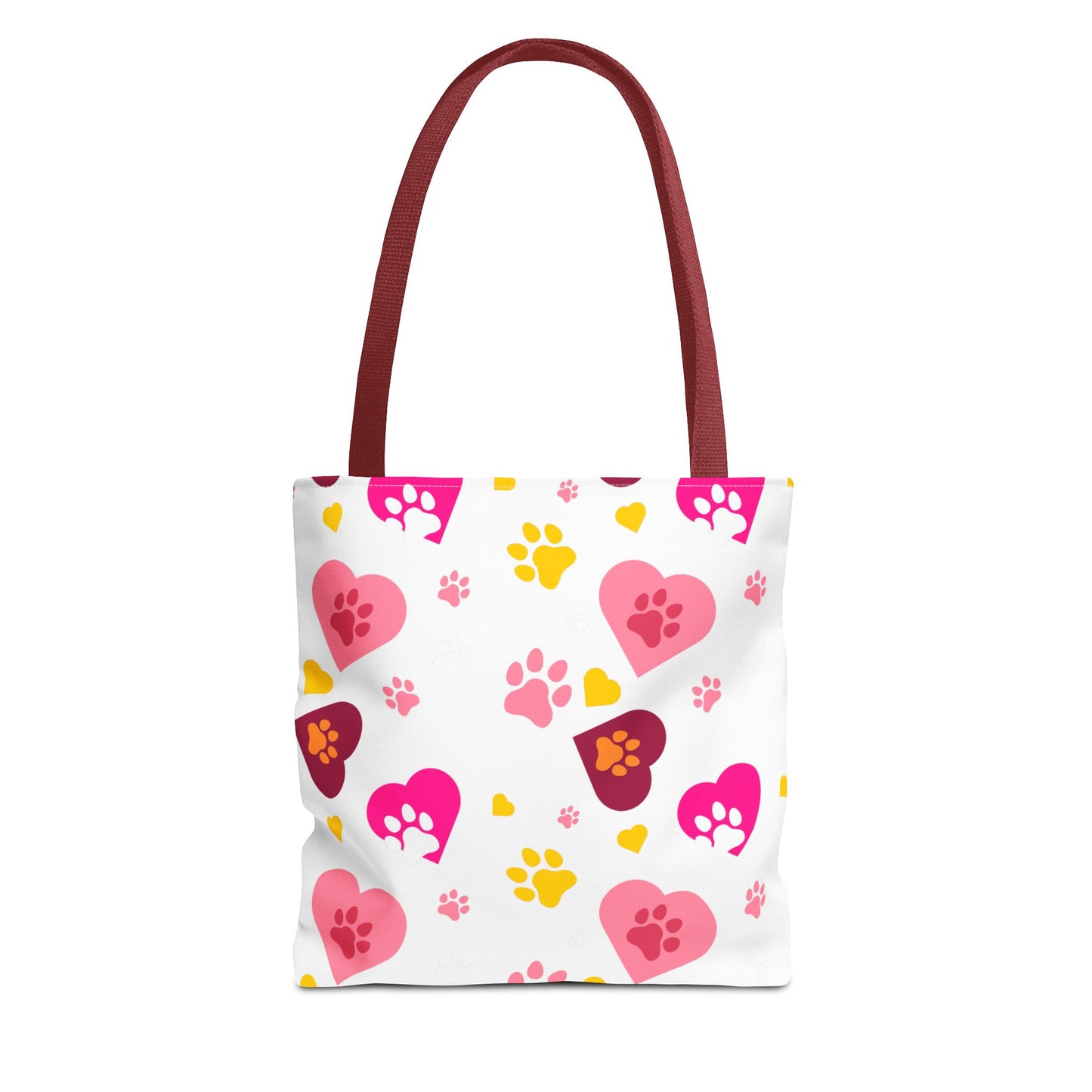Bolsa de mano con estampado de patas y corazón | Pet Lover Everyday Carry-All
