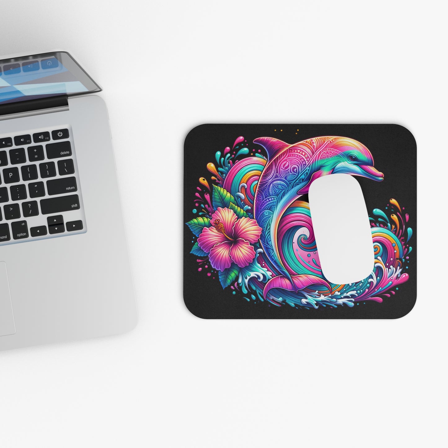 Alfombrilla de ratón con diseño de delfín: sumérgete en la creatividad y la tranquilidad
