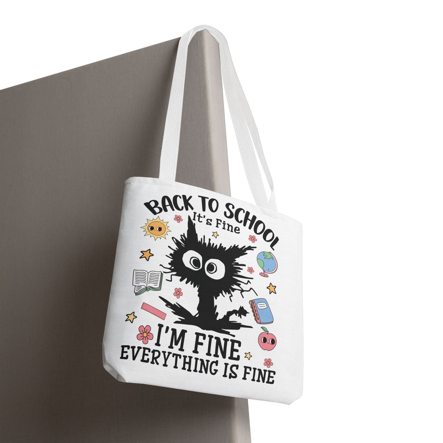 👀 I See Smart People Tote – Kawaii School Vibes with a Clever Twist 🍎
