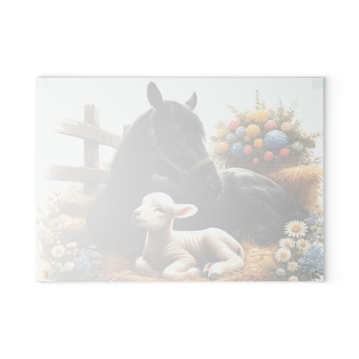Horse cutting board, farm life decor, farmhouse design, nature-inspired gift, horse lover gift, rustic home accents Charcuterie Board, Lamb