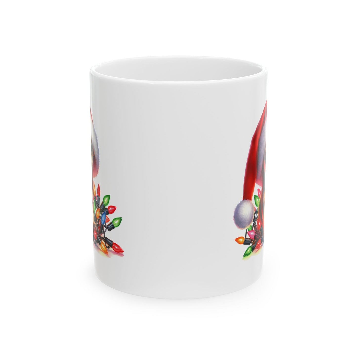 🎄 Chihuahua Christmas Lights Mug – Festive Pup Joy in Every Sip! 🐾☕