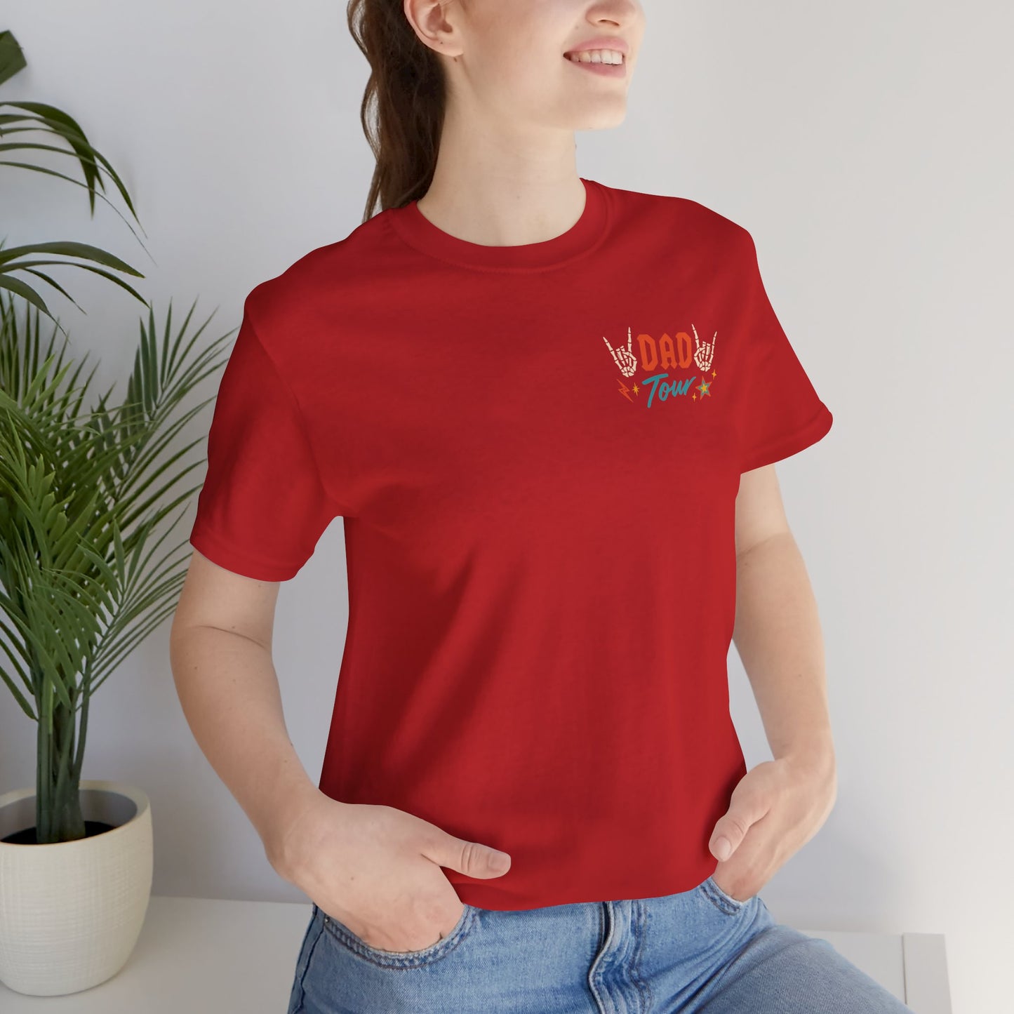 🎤 DAD TOUR – Camiseta divertida para papá inspirada en un concierto